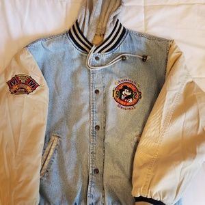 Vintage Disney Quilted Baseball style jacket